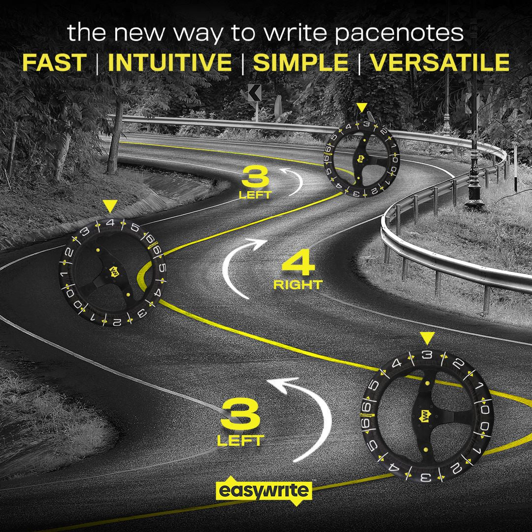 All Pacenote Easywrite Pacenote System – DH Rallysport by MSSONLINE PTY LTD